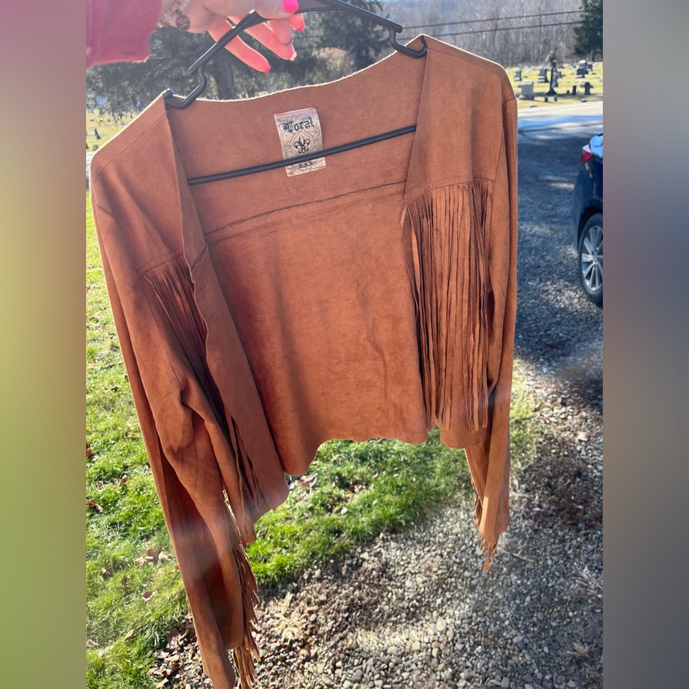 Fringe Trim Jacket - Picture 4 of 4